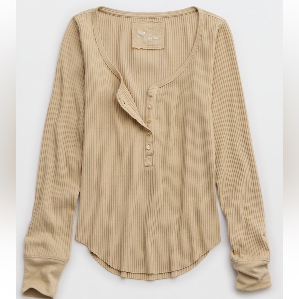 🩷FIRM PRICE🩷 Aerie essential Henley layering tshirt